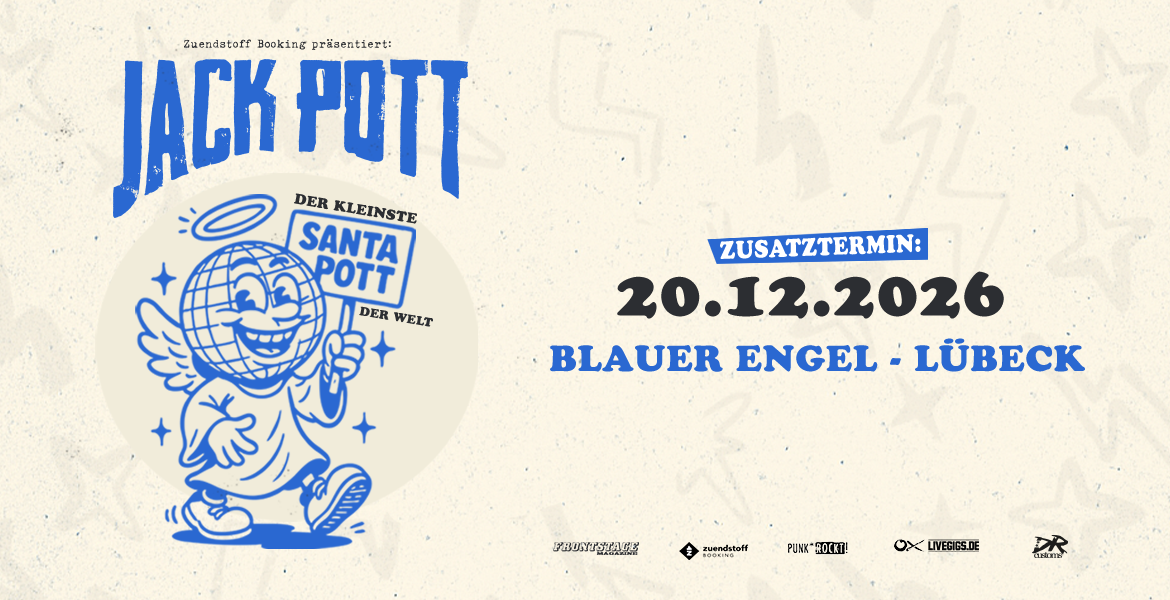 Tickets Jack Pott, Der kleinste SANTA POTT der Welt (Zusatzkonzert) in Lübeck